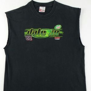 Vintage Nascar Dale Earnhardt Jr. Sleeveless T-Shirt Size Men's Large L